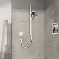 Vorschau: Hansgrohe ShowerSelect Comfort S Thermostat weiß matt 15553700