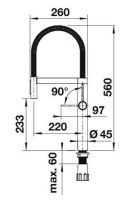 Vorschau: Blanco Culina-S II AC Sensor Küchenarmatur, PVD Steel