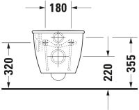 Vorschau: Duravit Darling New Wand-WC 62,5x36,5cm weiß 2544092000