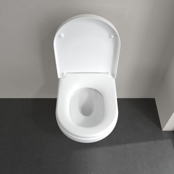 Villeroy&Boch Architectura Wand-Tiefspül-WC, spülrandlos mit TwistFlush[e³], weiß