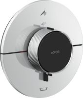 Vorschau: Axor ShowerSelect ID Thermostat Unterputz rund 2 Verbraucher Sicherungskombi EN1717 chrom 36751000