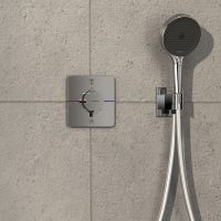 Vorschau: Hansgrohe ShowerSelect Comfort Q Thermostat UP für 2 Verbraucher, mit Sicherungskombination, chrom