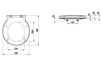Vorschau: Laufen VAL WC-Sitz mit Deckel, mit Absenkautomatik, abnehmbar