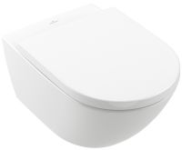 Villeroy&Boch Subway 3.0 Wand-WC mit TwistFlush, Tiefspüler, spülrandlos, 56x37cm