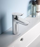 Duravit No.1 Einhebel-Waschtischmischer mit Zugstangen-Ablaufgarnitur, chrom N11020001010