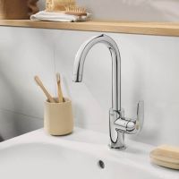 Grohe Euroeco Einhand-Waschtischbatterie L-Size mit Ablaufgarnitur, chrom 24272001