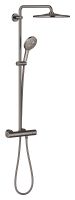 Grohe Rainshower SmartActive 310 Duschsystem mit Thermostat, rund, hard graphite 26836A00