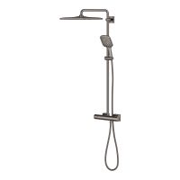 Vorschau: Grohe Rainshower SmartActive 310 Cube Duschsystem Aufputz, hard graphite