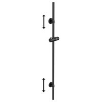 Avenarius Shower Brausestange 110cm, mit Gleiter für Handbrause, variable Befestigung, schwarz