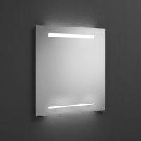 Vorschau: Burgbad Essence Leuchtspiegel mit horizontaler LED-Beleuchtung, dimmbar, 60x64cm SIHH060PN480