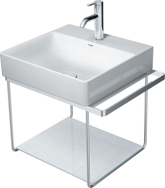 Duravit Dura Square Metallkonsole Wandhängend, zu Waschtisch 235350, chrom