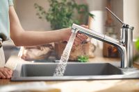 Vorschau: Hansgrohe Zesis M33 Küchenarmatur ausziehbar chrom 74800000