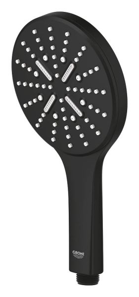 Grohe Rainshower 130 SmartActive Handbrause Ø13cm, 3 Strahlarten, phantom black