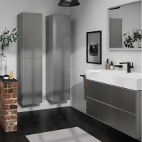 Hansgrohe Hochschrank Xevolos E 176x40x36cm, Türanschlag rechts, schiefergrau matt schiefergrau metallic 54223770