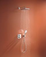 Vorschau: Grohe Grohtherm Duschsystem Unterputz mit Tempesta 250 Cube, eckig, chrom