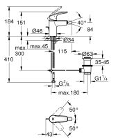 Vorschau: Grohe Eurosmart Einhand-Bidetbatterie, wassersparend, chrom 32929003 