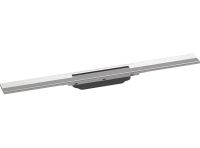 Hansgrohe RainDrain Flex Fertigset Duschrinne 70cm, kürzbar, edelstahl gebürstet 56043800