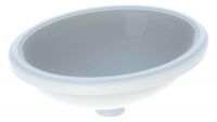 Geberit VariForm Unterbauwaschtisch ohne Überlauf oval, Breite 48cm, weiß 500751012