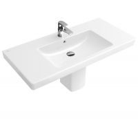 Vorschau: Villeroy&Boch Subway 2.0 Schrankwaschtisch, 100x47cm, 1 Hahnloch, mit Überlauf