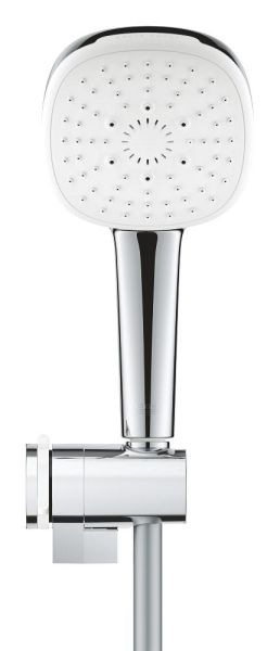 Grohe Tempesta Cube 110 Wandhalterset mit Brauseschlauch 175cm, 3 Strahlarten, 7,4 l/min, chrom