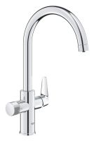 Vorschau: Grohe Blue Pure BauCurve Küchenarmatur, schwenkbarer C-Auslauf mit Filterfunktion, chrom 30580000