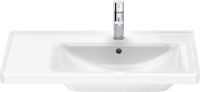 Vorschau: Duravit D-Neo Waschtisch rechteckig 80x48cm, mit Überlauf, mit Wondergliss, weiß 23708000001