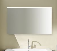 Burgbad Eqio Leuchtspiegel mit horizontaler LED-Aufsatzleuchte, 100x63,5cm SIDL100