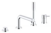 Grohe Concetto 4-Loch Einhand-Wannenkombination mit Brausegarnitur Euphoria Cosmopolitan, chrom