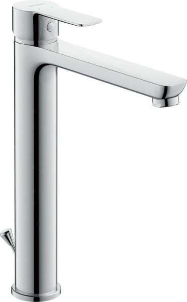 Duravit A.1 Einhebel-Waschtischmischer XL mit Zugstangen-Ablaufgarnitur, chrom A11040001010