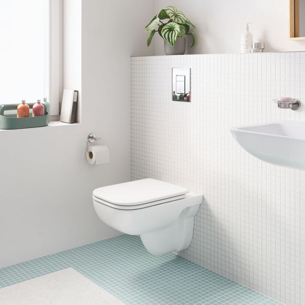 Grohe BauEdge Keramik WC-Sitz mit Soft close, weiß