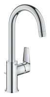 Vorschau: Grohe BauEdge Einhand-Waschtischbatterie L-Size mit Ablaufgarnitur, chrom 23760001