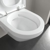 Vorschau: Villeroy&Boch Architectura Wand-WC Compact mit TwistFlush[e³], WC-Sitz SoftClose, Combi-Pack, weiß