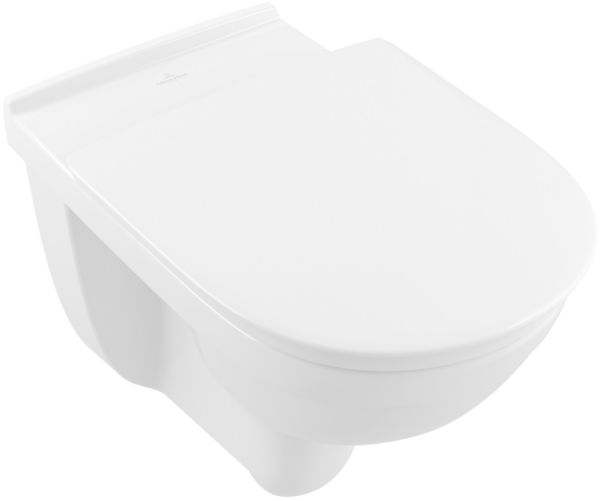 Villeroy&Boch ViCare Tiefspül-Wand-WC mit DirectFlush, Abgang waagrecht, weiß 4695750112