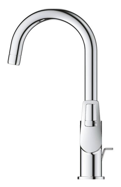 Grohe BauLoop Einhand-Waschtischbatterie L-Size mit Ablaufgarnitur, chrom