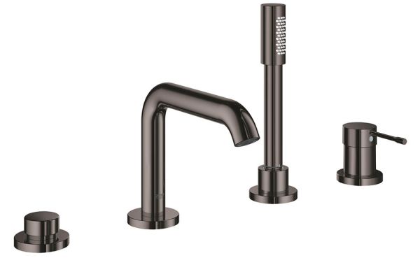 Grohe Essence 4-Loch Einhand-Wannenkombination, hard graphite 25251A01