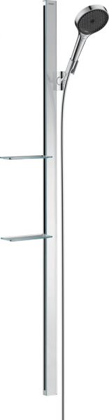 Hansgrohe Rainfinity Brauseset 130 3jet EcoSmart mit Brausestange 150cm, chrom