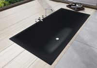 Kaldewei SILENIO Rechteck-Badewanne Mod. 678 schwarz matt 100