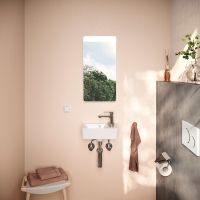 Vorschau: hansgrohe Xarita Lite Q Spiegel rechteckig 36x70cm, horizontale LED-Beleuchtung, IR Sensor