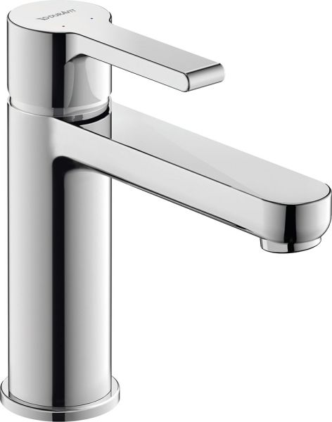 Duravit B.2 Einhebel-Waschtischmischer M ohne Zugstangen-Ablaufgarnitur, chrom, B21020002010