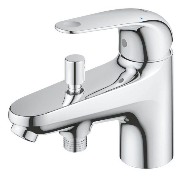 Grohe Euroeco Einhebel-Wannenrandmischer, chrom