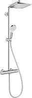 Hansgrohe Crometta E 240 1jet Showerpipe mit Thermostat, chrom