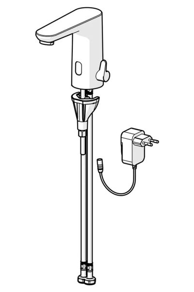 Hansa Hansaelectra Safety Infrarot-Waschtischarmatur Netzbetrieb, chrom