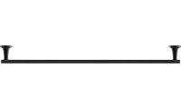 Vorschau: Duravit Starck T Badetuchhalter wandhängend, 80cm, schwarz matt 0099434600