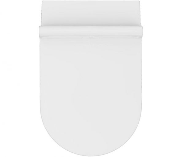 Catalano Zero Glassy Wand-WC newflush, Tiefspüler, spülrandlos, 55x35cm, CATAglaze+ VS55RZE