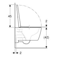 Vorschau: Geberit iCon Set Wand-WC mit WC-Sitz, weiß