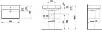 Vorschau: Laufen Pro S Waschtisch 65x46,5cm, weiß