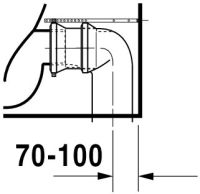 Vorschau: Duravit DuraStyle Stand-WC für Kombination, Tiefspüler 37x63cm, weiß