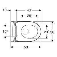 Vorschau: Geberit iCon Set Wand-WC mit WC-Sitz, weiß