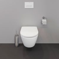 Vorschau: Duravit D-Neo Wand-WC 48x37cm, rimless, WonderGliss, Durafix, weiß 25880900001