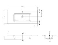 Vorschau: RIHO Spring Dew Waschtisch mit Unterschrank 100x46cm & Spiegelschrank